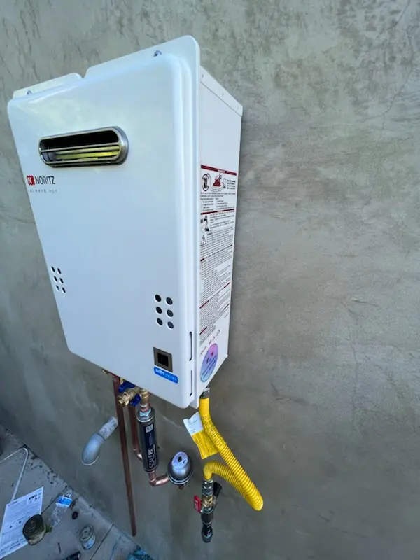 Tankless water heater installation for Italy homes